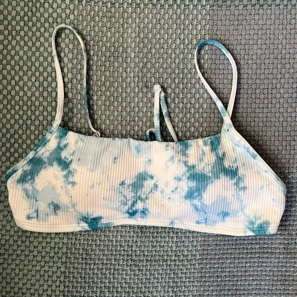 Hollister Swim Hollister Blue Tie Dye Bathing Suit Top Poshmark